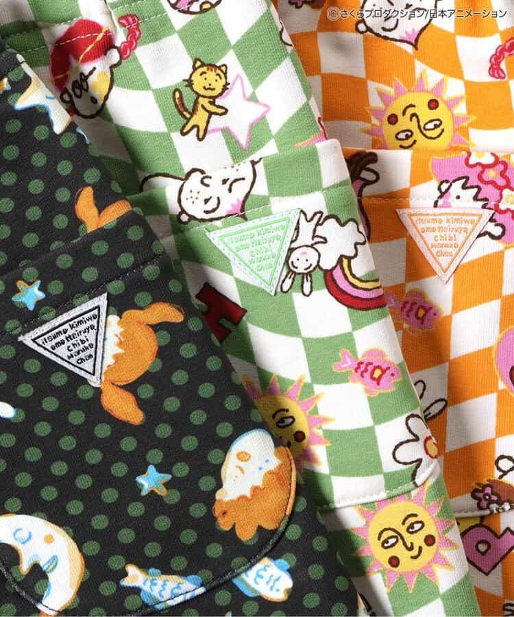 ちびまる子ちゃん（櫻桃小丸子） 聯名全印花DAISUKI系列 九分褲
