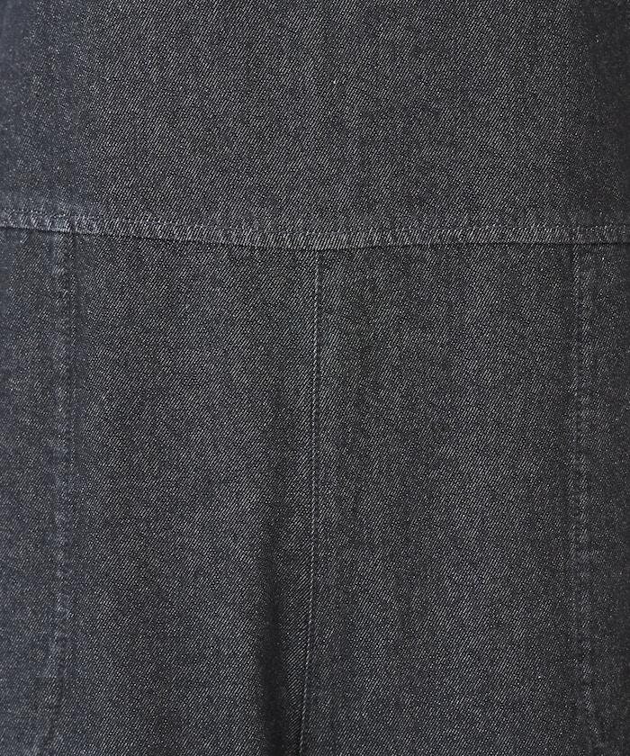 繫帶設計 牛仔面料 揹帶褲