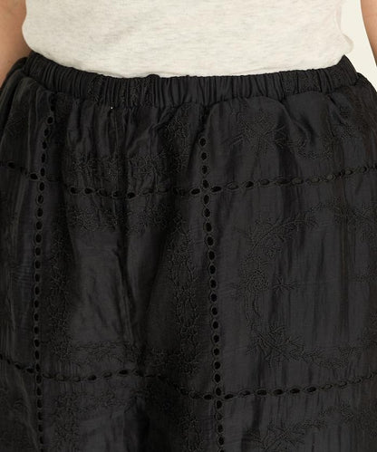 拼接風滿版刺繡 寬鬆 可成套搭配 褲子