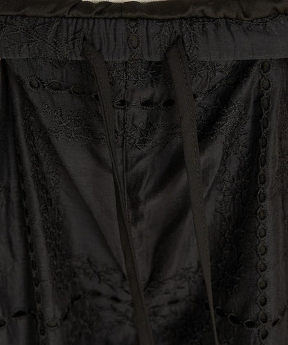 拼接風滿版刺繡 寬鬆 可成套搭配 褲子