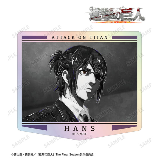 《進擊的巨人》 Ani-Art BLACK LABEL 系列 第二彈 ハンジ 極光異形貼紙