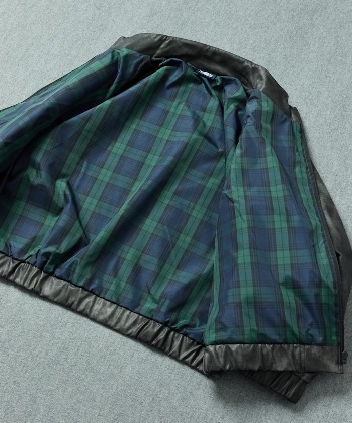 立領仿皮短外套