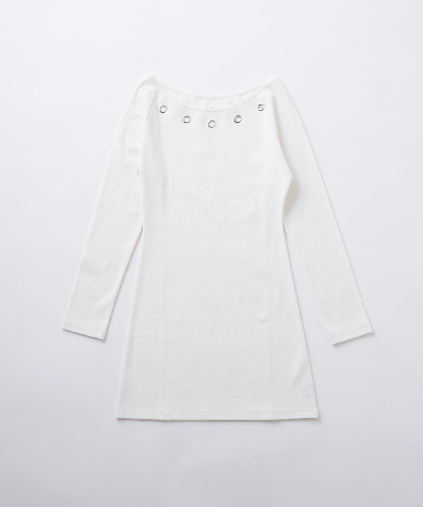 鏤空羅紋針織連衣裙