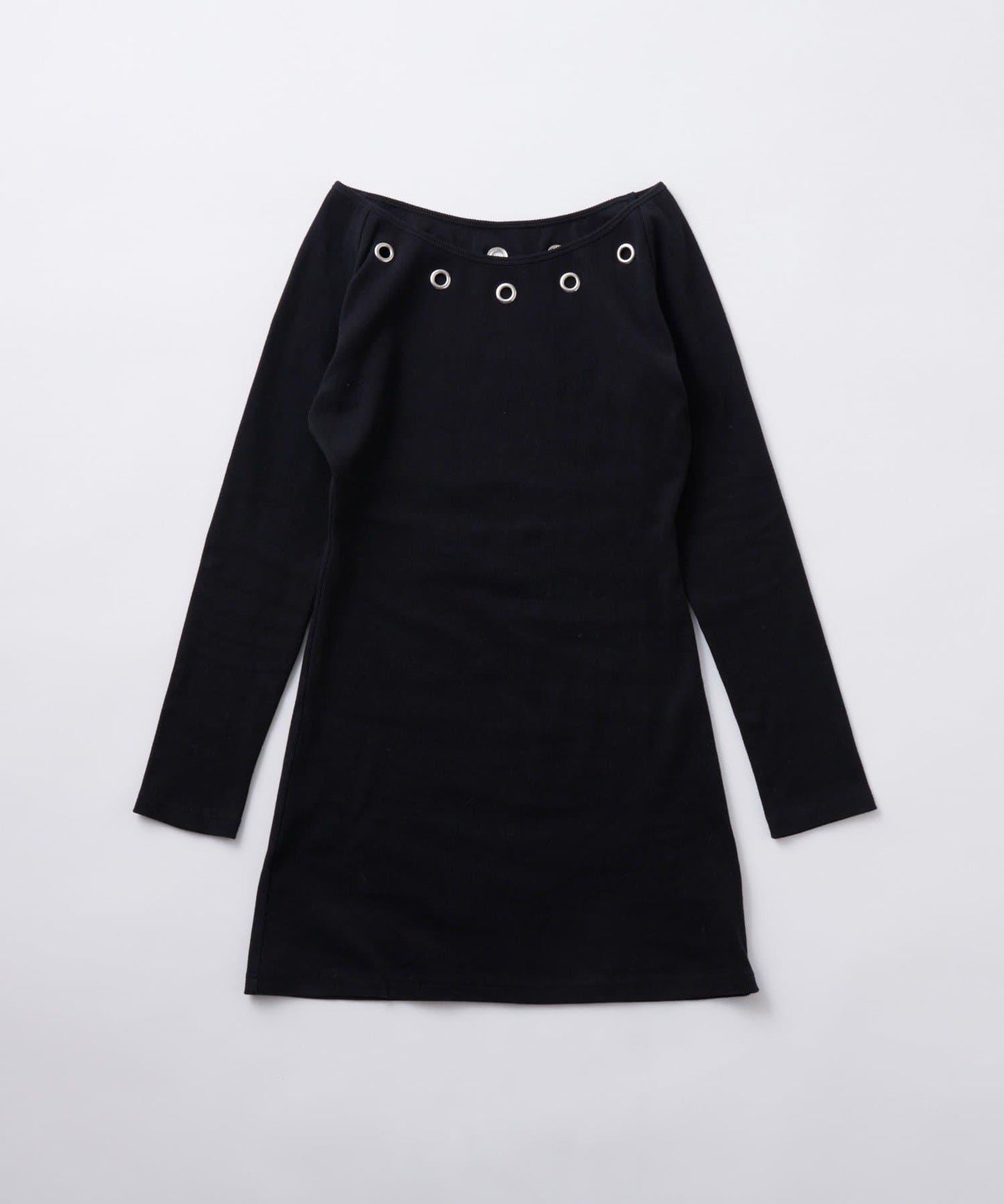 鏤空羅紋針織連衣裙