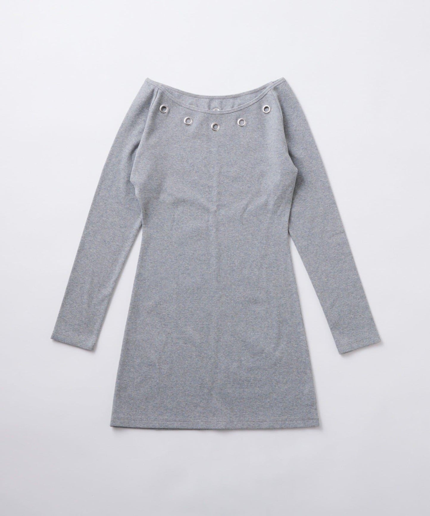 鏤空羅紋針織連衣裙