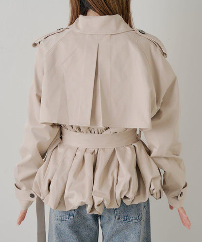 SALON by Chico 蓬鬆中長款風衣