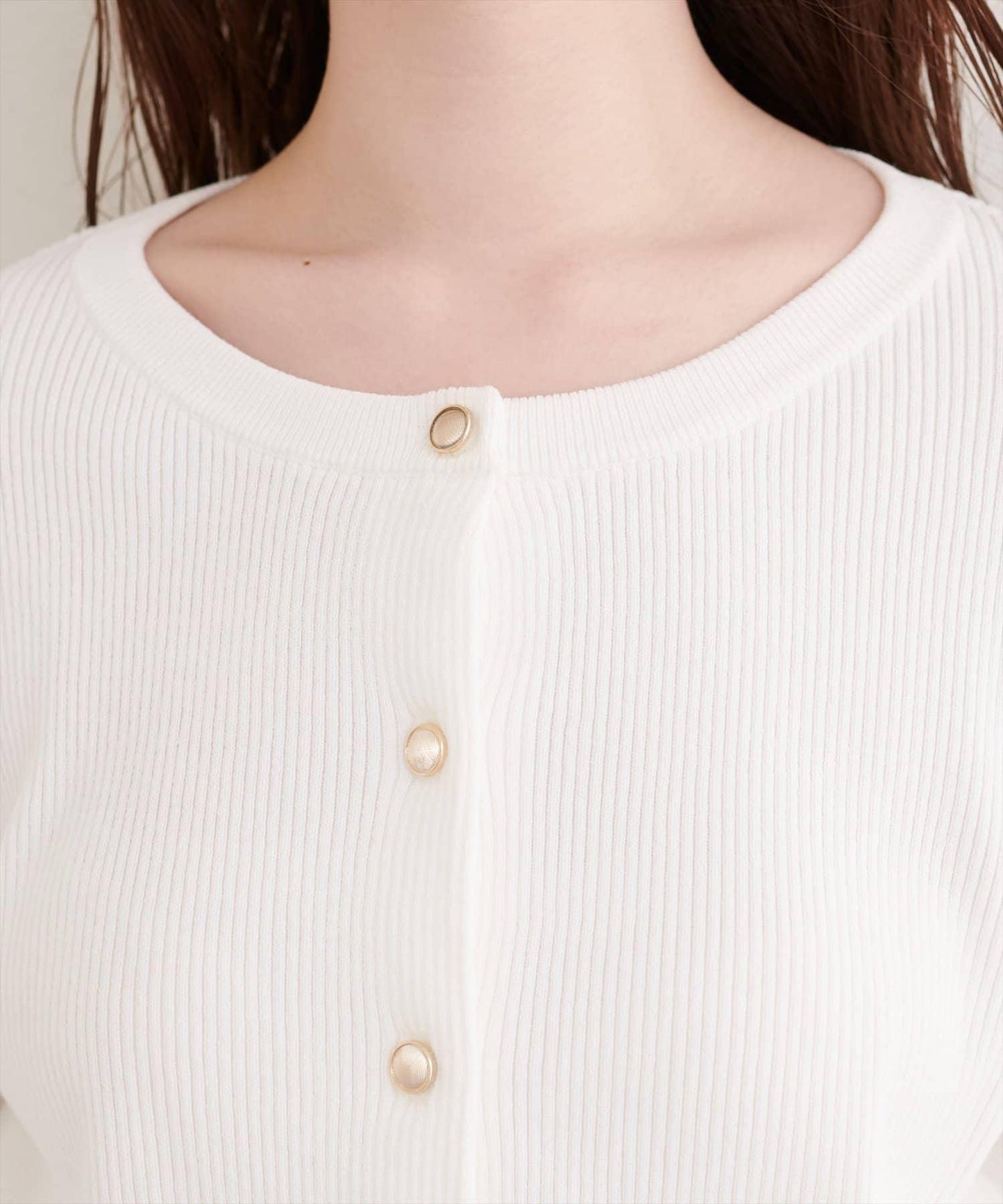 袖口蝴蝶結羅紋針織開衫