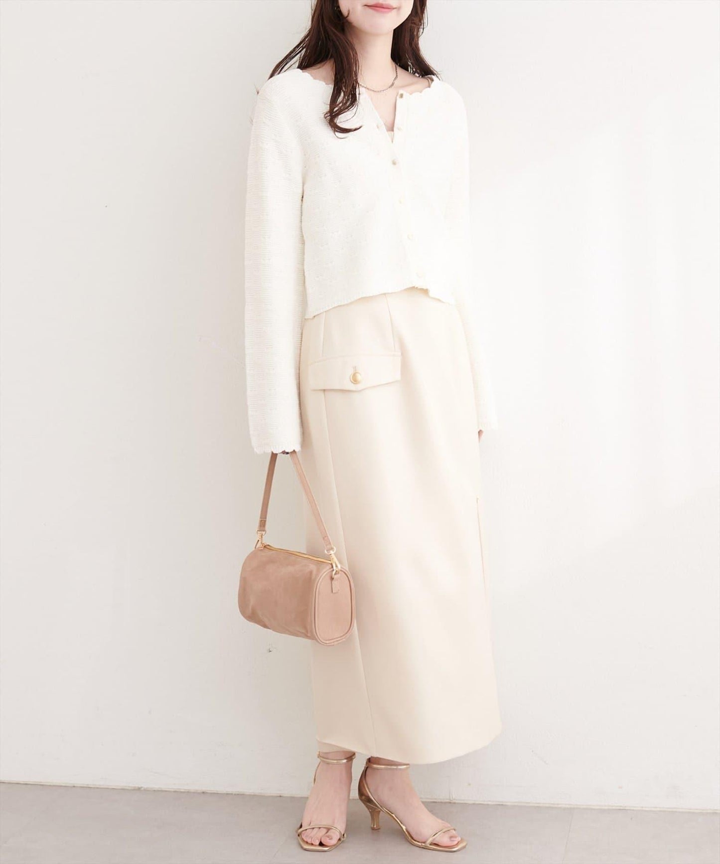 波浪邊 針織開衫