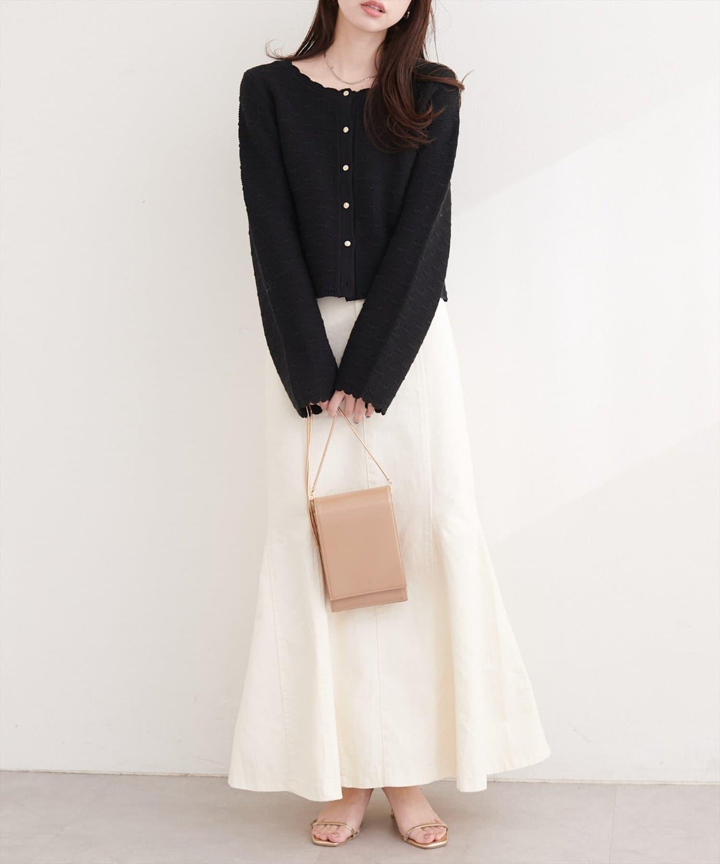 波浪邊 針織開衫