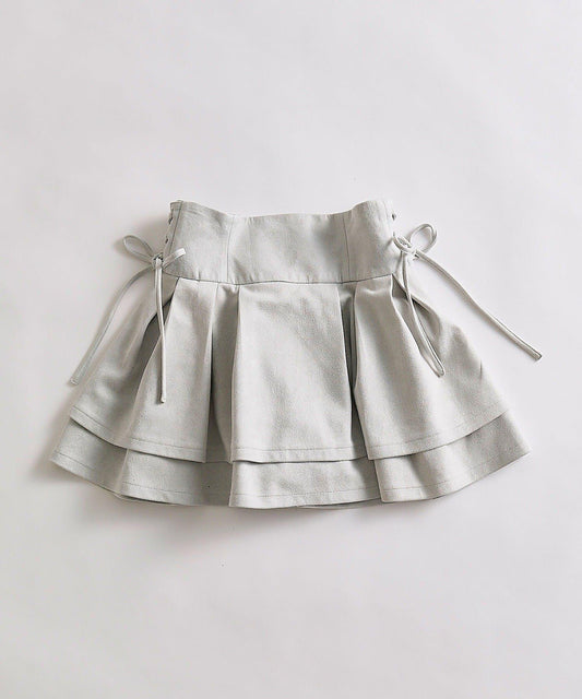 spring color pallete 繫帶設計半身裙
