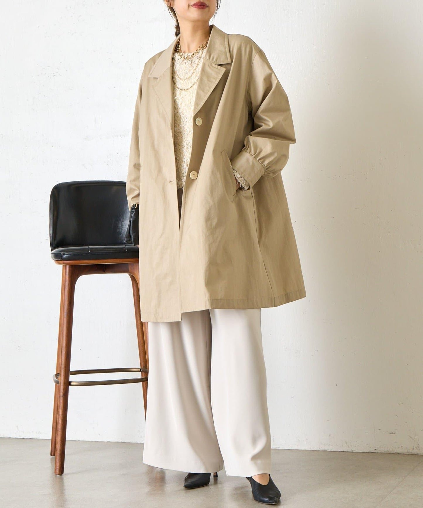 後褶設計 切斯特大衣