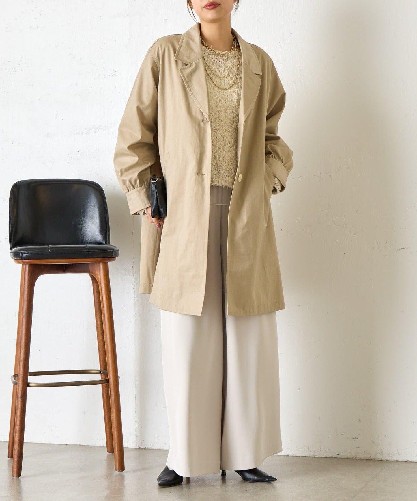 後褶設計 切斯特大衣