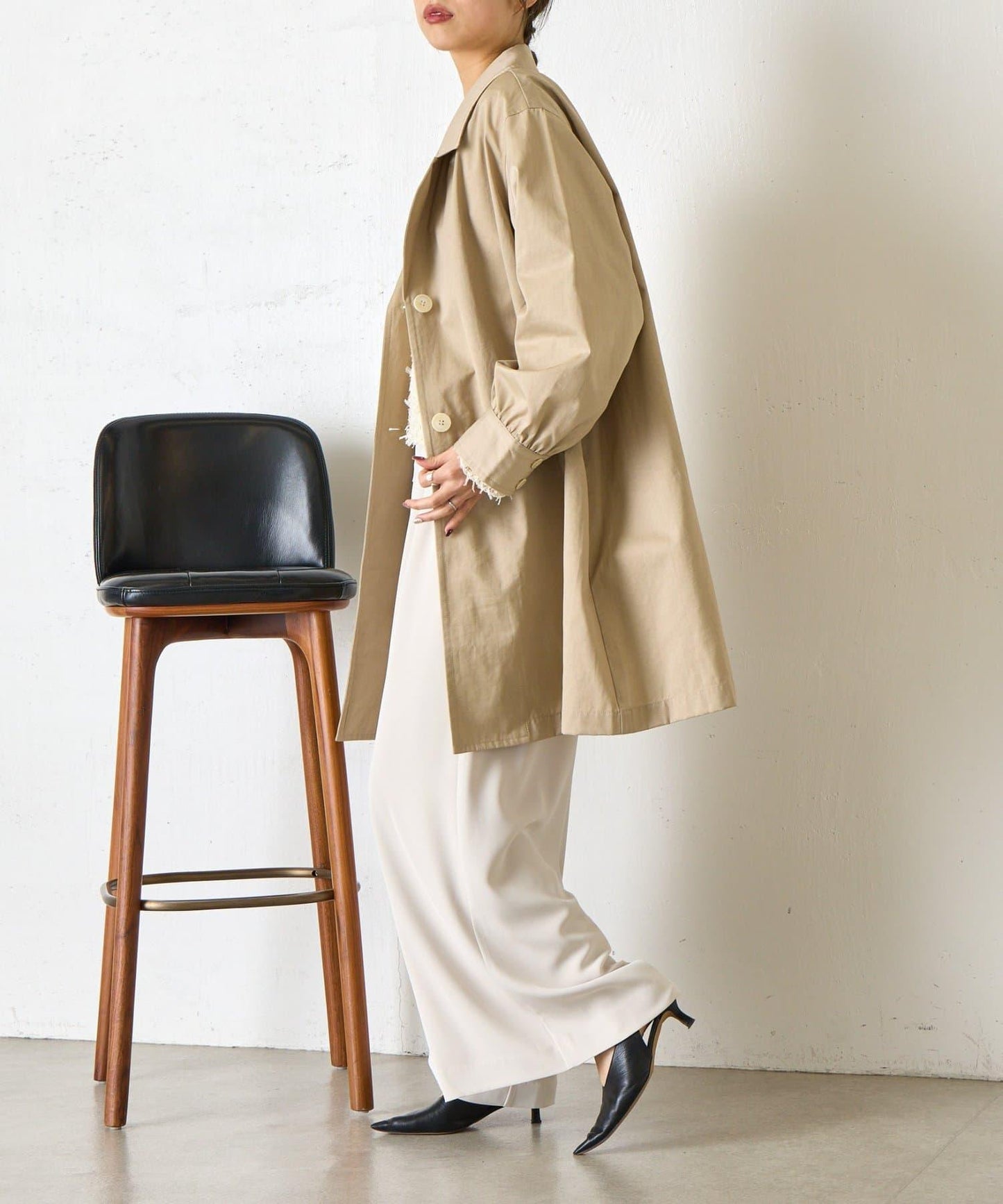 後褶設計 切斯特大衣