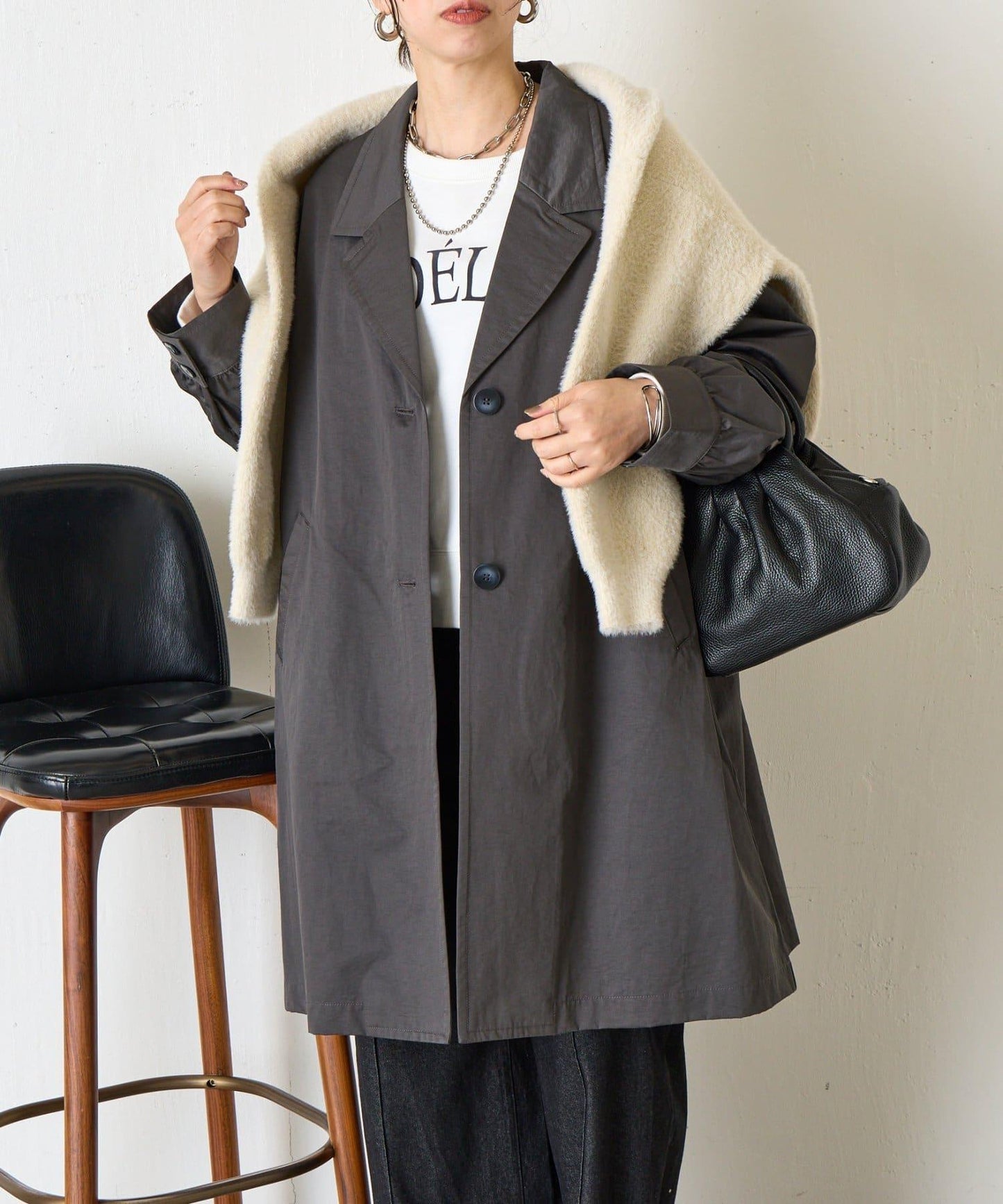 後褶設計 切斯特大衣