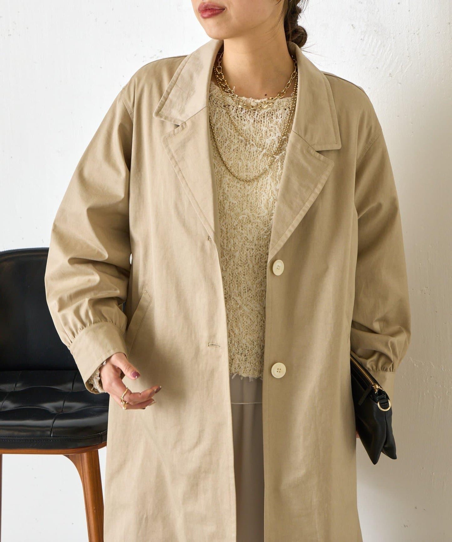 後褶設計 切斯特大衣