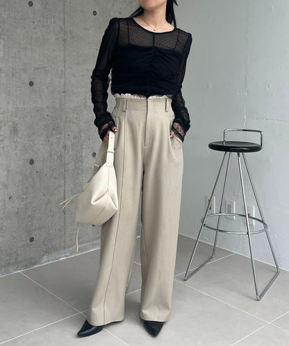 植絨波點設計 襯衫 再販款