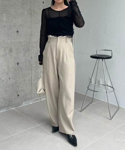 植絨波點設計 襯衫 再販款