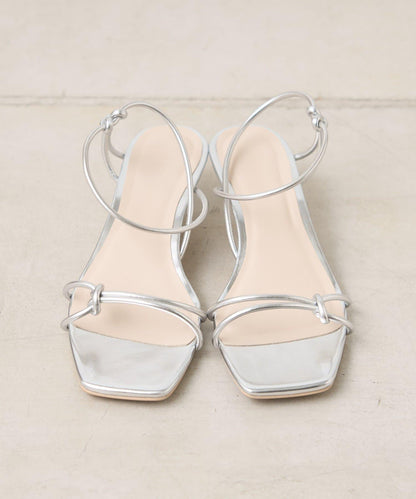 交叉綁帶高跟涼鞋