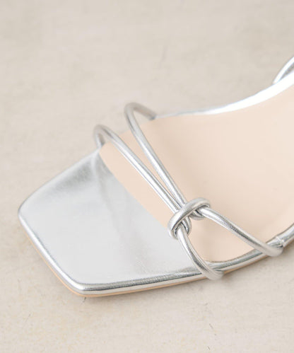 交叉綁帶高跟涼鞋