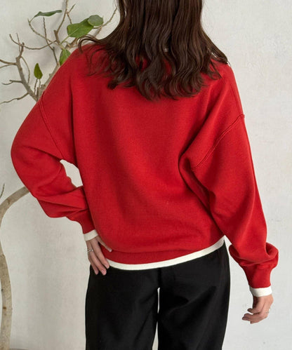 U.S. POLO ASSN. 假兩件設計 衛衣風針織 針織衫