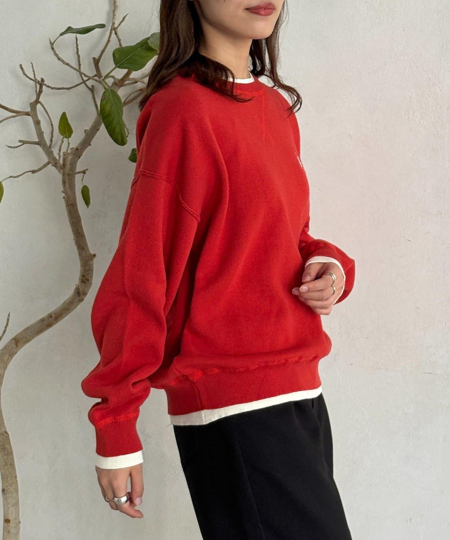 U.S. POLO ASSN. 假兩件設計 衛衣風針織 針織衫