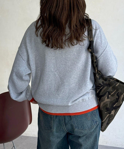 U.S. POLO ASSN. 假兩件設計 衛衣風針織 針織衫