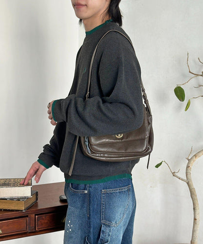 U.S. POLO ASSN. 撞色層疊設計圓領針織衫