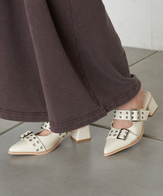 RAY CASSIN 鏤空設計穆勒鞋