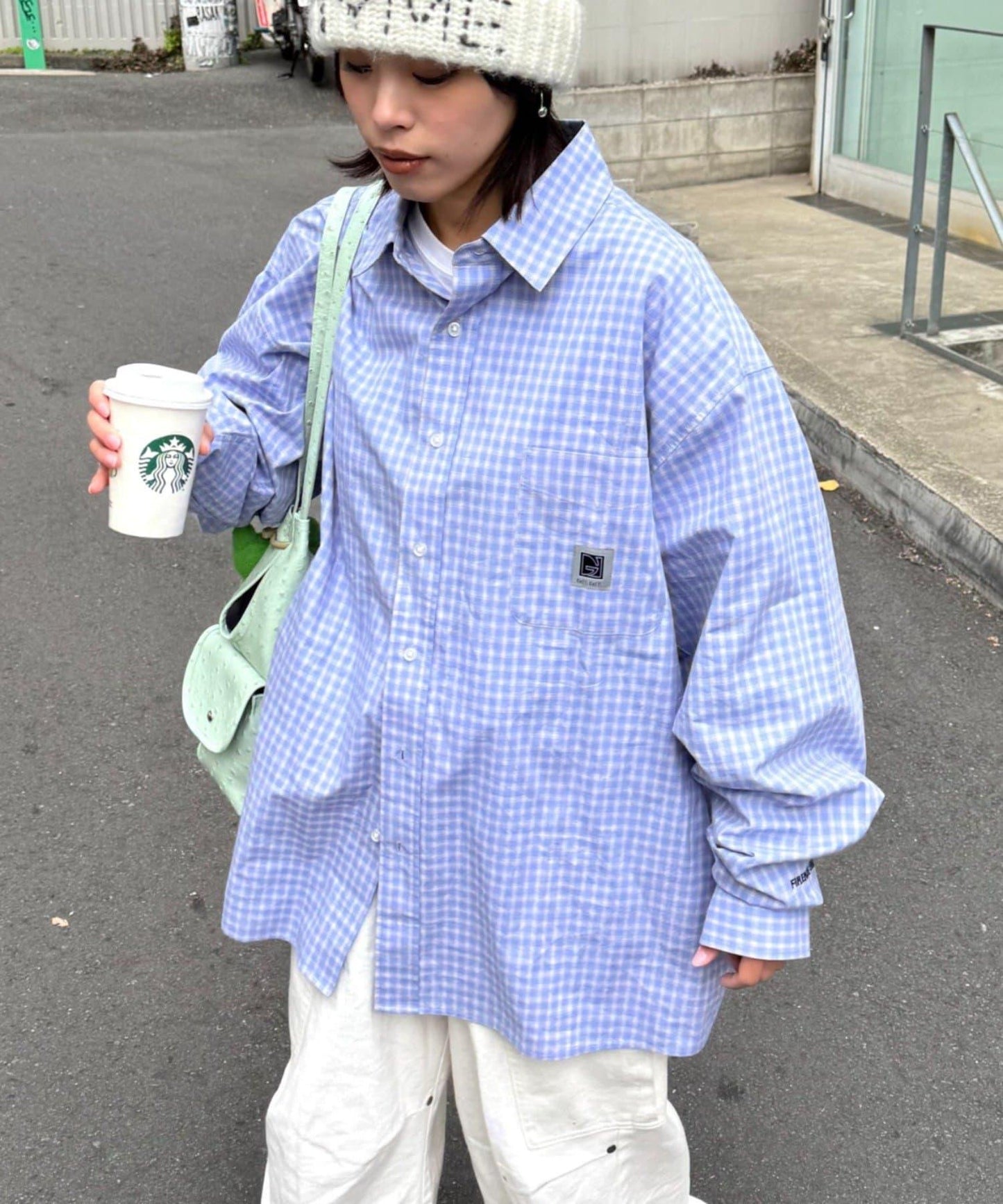 mini plaid over shirts 襯衫外套