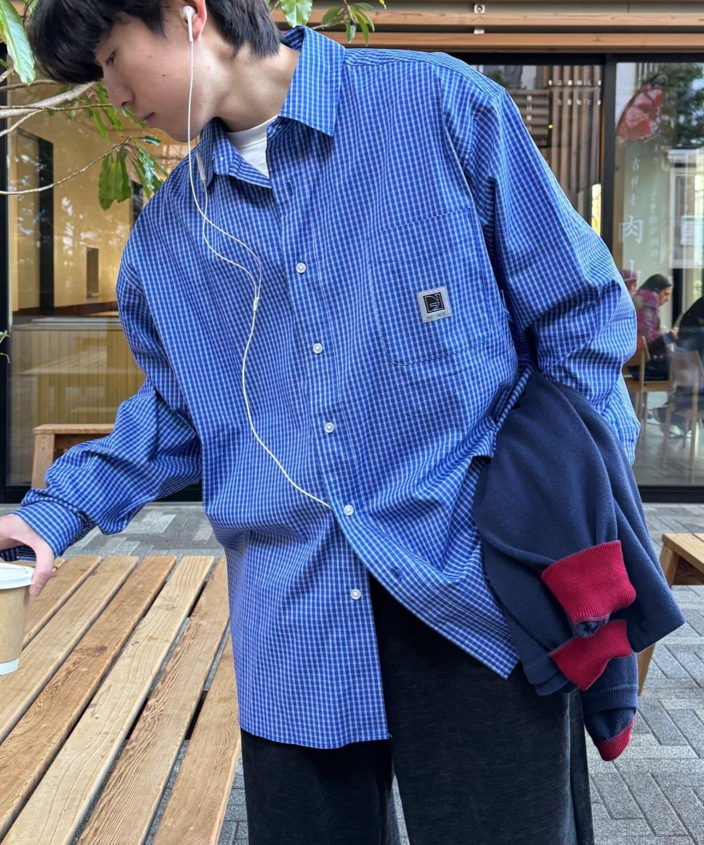 mini plaid over shirts 襯衫外套