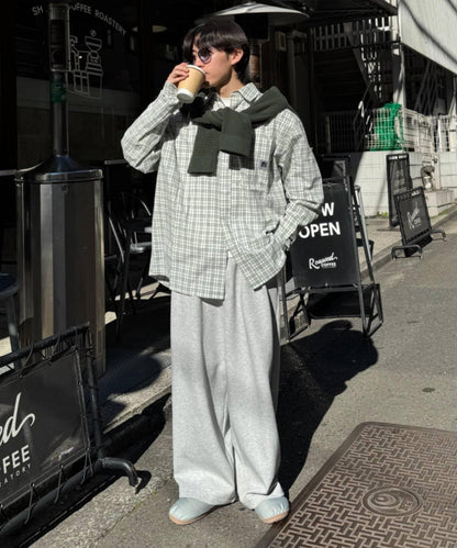 mini plaid over shirts 襯衫外套