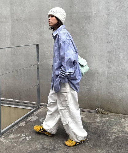 mini plaid over shirts 襯衫外套