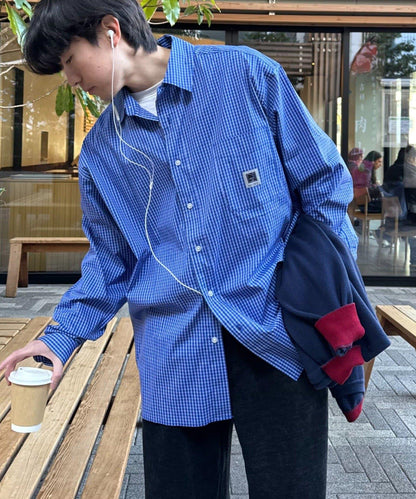 mini plaid over shirts 襯衫外套