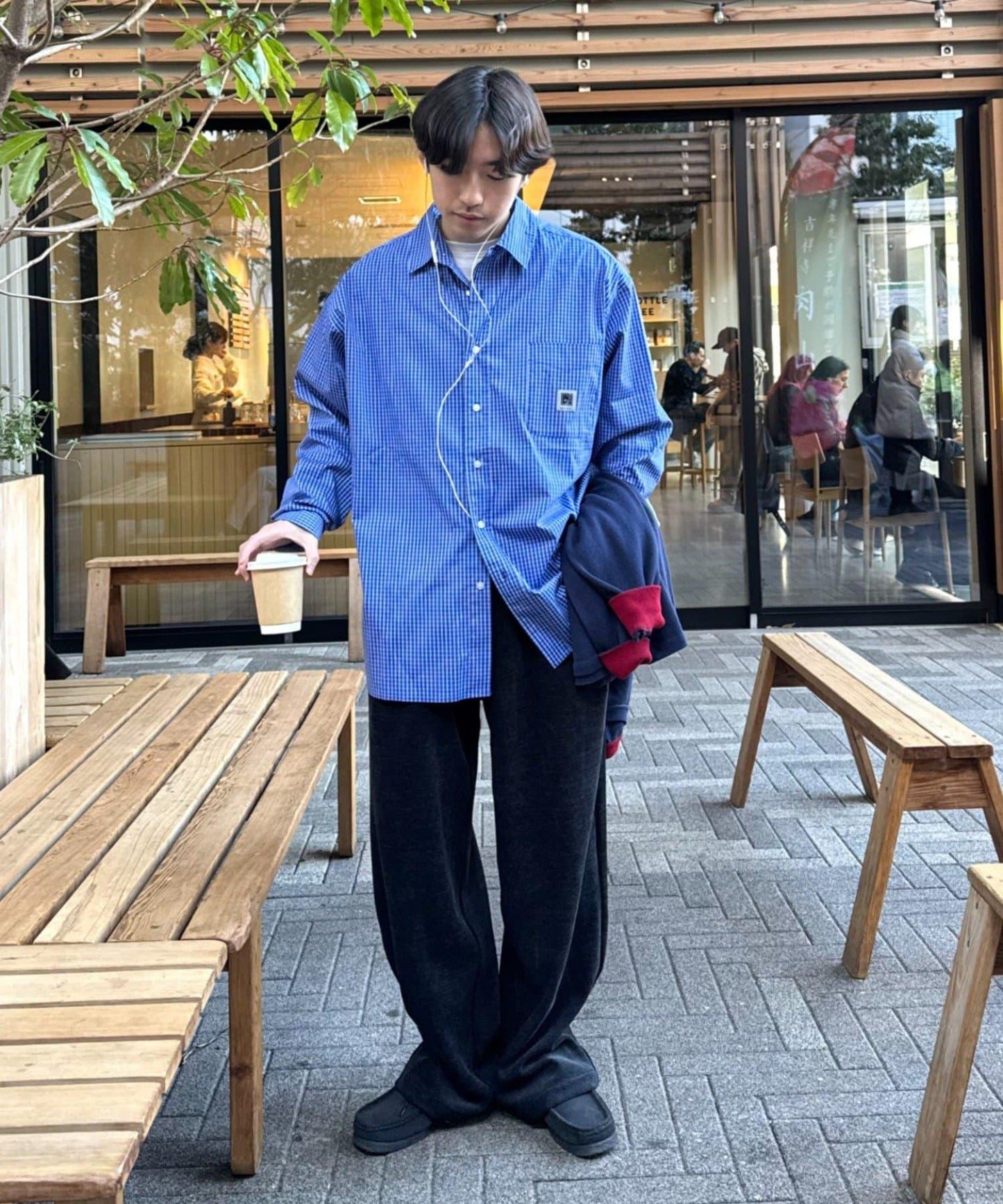 mini plaid over shirts 襯衫外套