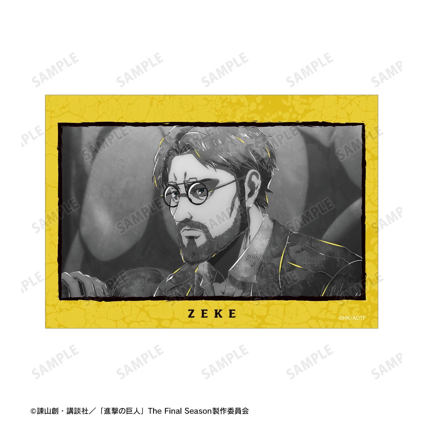 《進擊的巨人》 Ani-Art BLACK LABEL系列 第2彈 ジーク 寫真卡2枚套裝