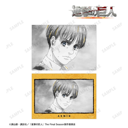 《進擊的巨人》 Ani‑Art BLACK LABEL 系列 第二彈 アルミン 明信片2枚套裝