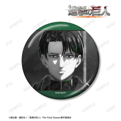 《進擊的巨人》 Ani-Art BLACK LABEL 第2彈 リヴァイ 75mm金屬徽章