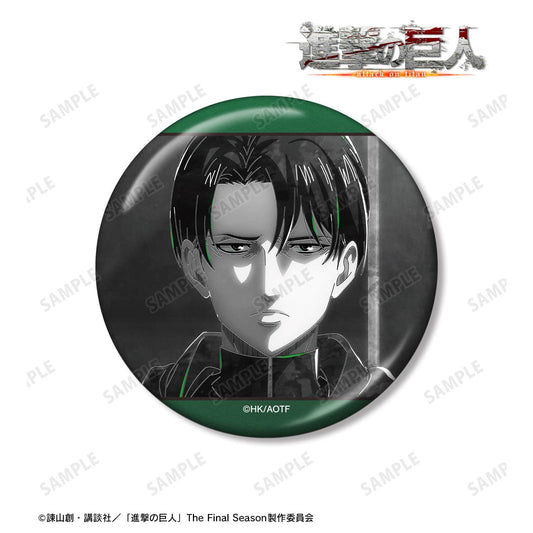 《進擊的巨人》 Ani-Art BLACK LABEL 第2彈 リヴァイ 75mm金屬徽章