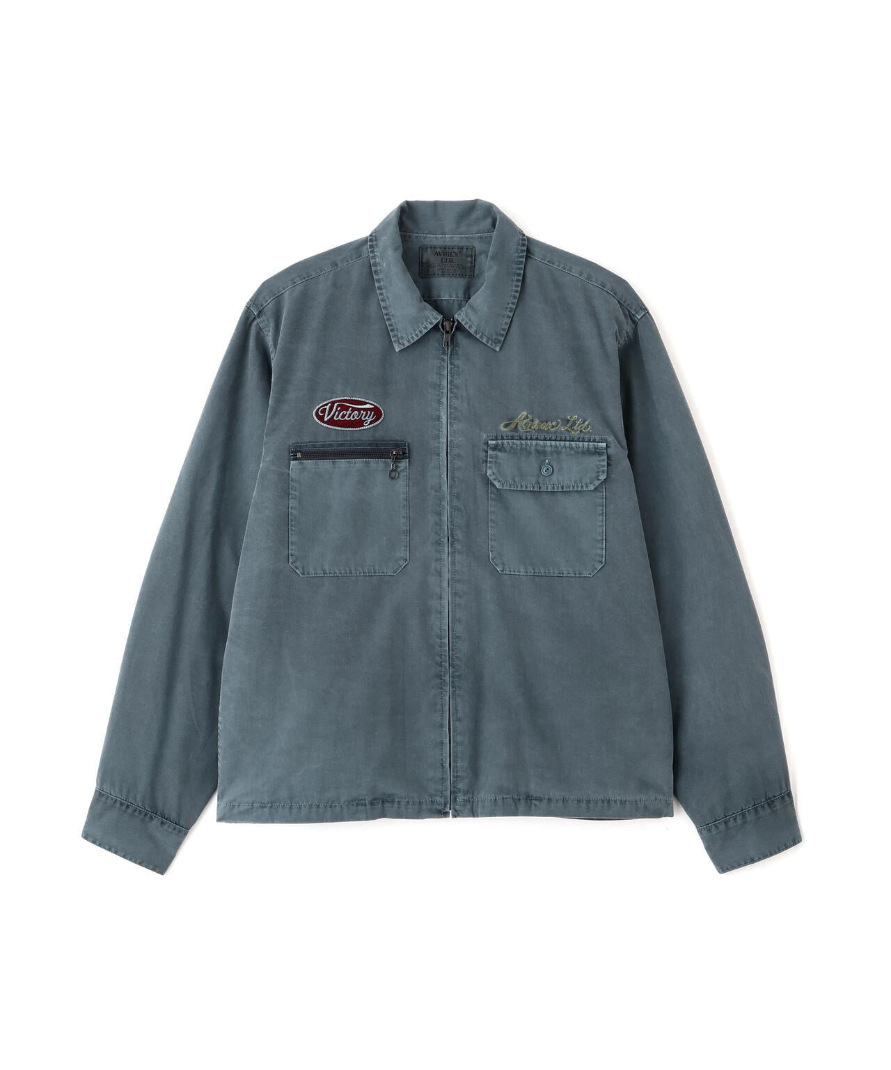 《A.A.R.C》 FADED EMB 水洗做舊刺繡 工裝夾克