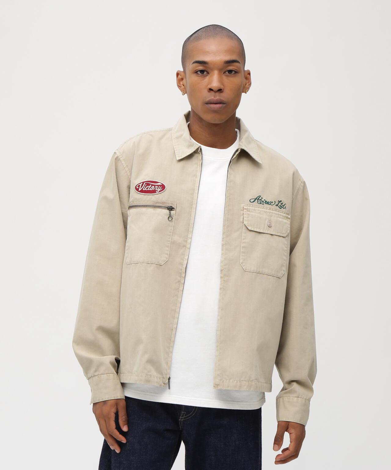 《A.A.R.C》 FADED EMB 水洗做舊刺繡 工裝夾克