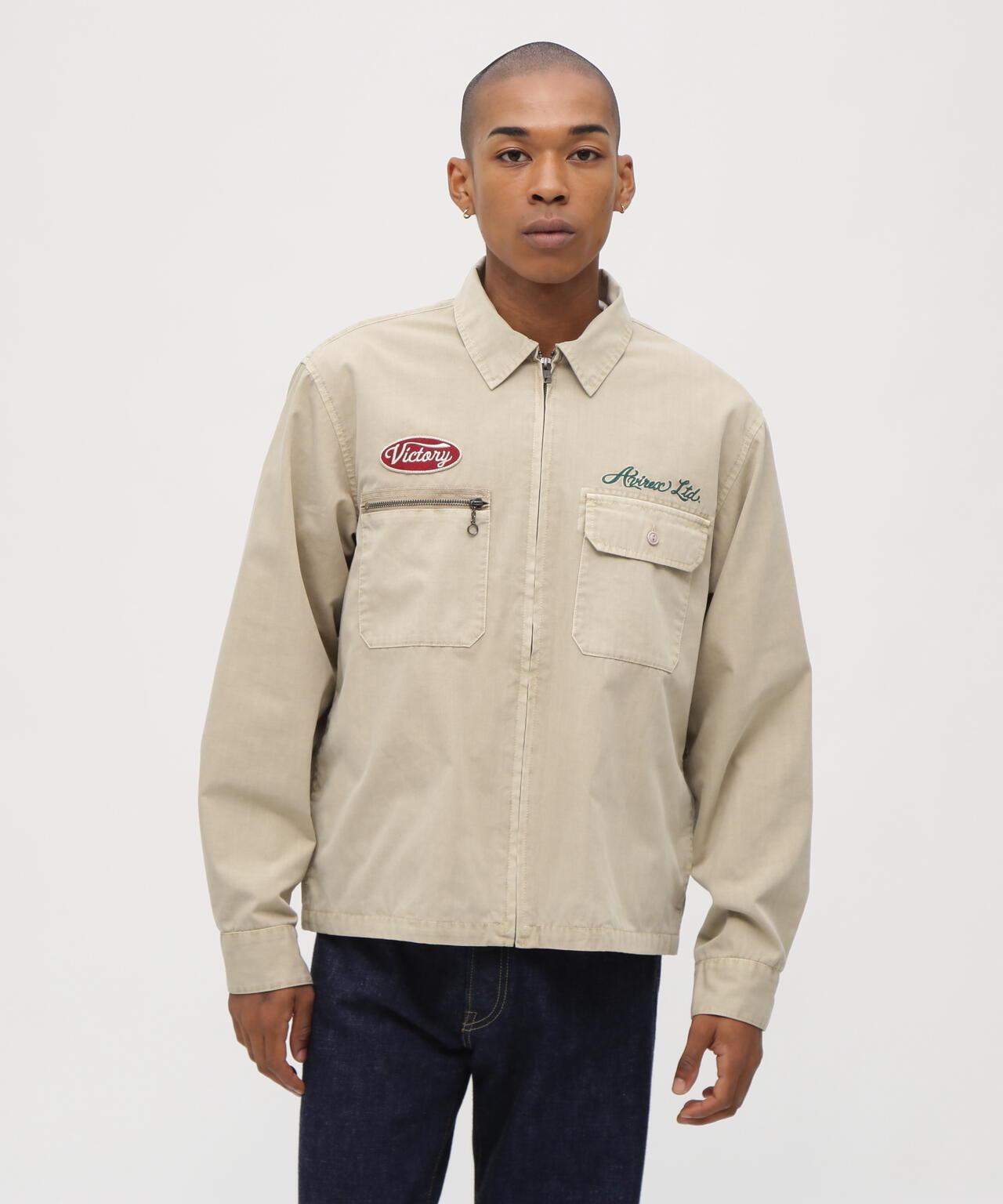 《A.A.R.C》 FADED EMB 水洗做舊刺繡 工裝夾克