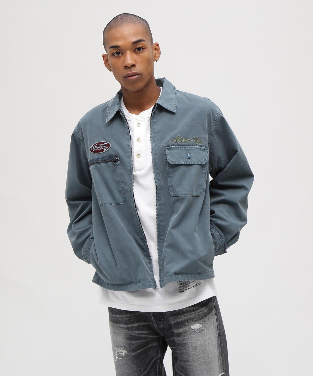 《A.A.R.C》 FADED EMB 水洗做舊刺繡 工裝夾克