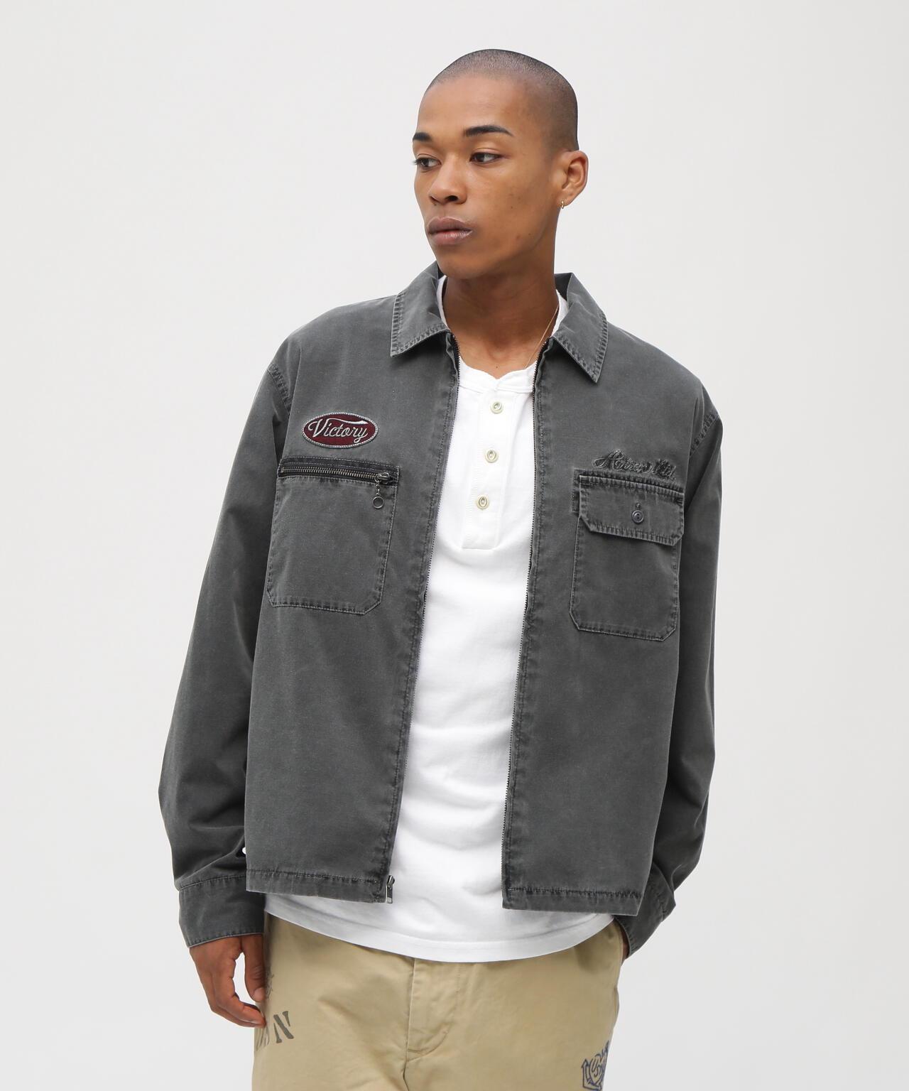 《A.A.R.C》 FADED EMB 水洗做舊刺繡 工裝夾克