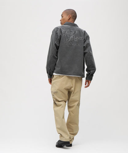 《A.A.R.C》 FADED EMB 水洗做舊刺繡 工裝夾克