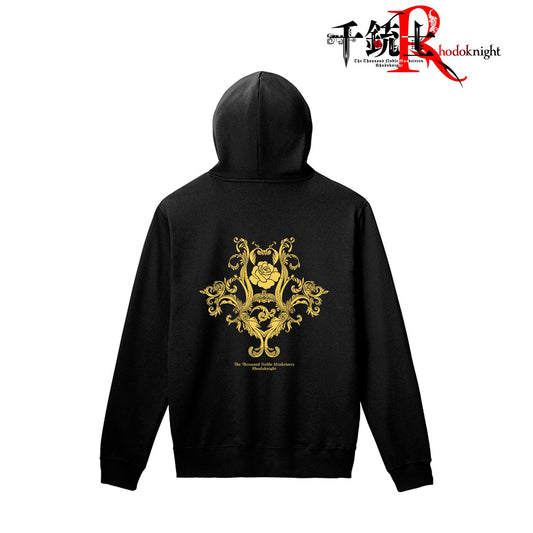 《千槍士》 Rhodoknight_ 絕対高貴 背部印花 連帽衛衣 S碼男款