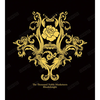 《千槍士》 Rhodoknight_ 絕対高貴 背部印花 連帽衛衣 S碼男款