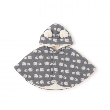 有機提花 日本製造 斗篷