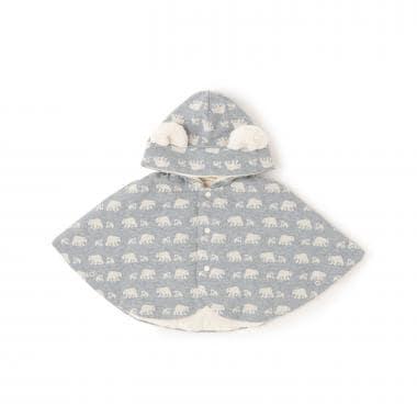 有機提花 日本製造 斗篷