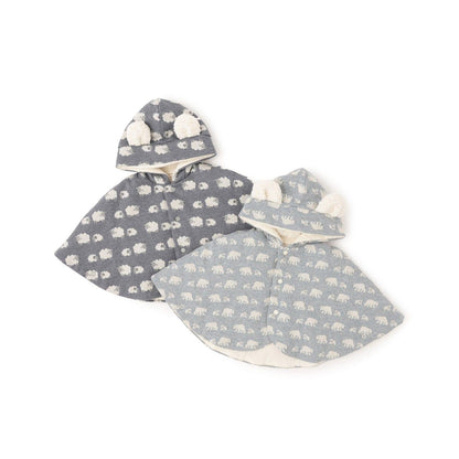 有機提花 日本製造 斗篷