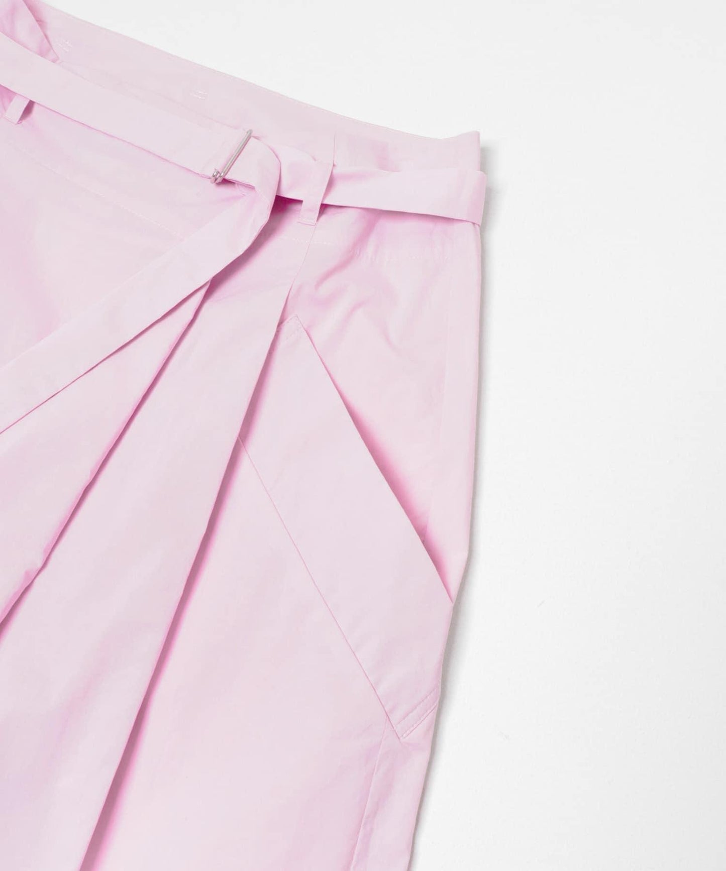 裹褶設計 闊腿 wrap wide pants 褲子